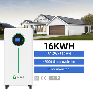 51.2V 314AH Solar System Battery 16kwh Deye Growatt Home Energy Storage System