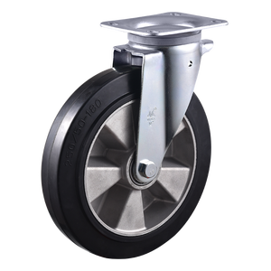 Heavy Duty 6 Inch Rubber Aluminum Caster 450kg